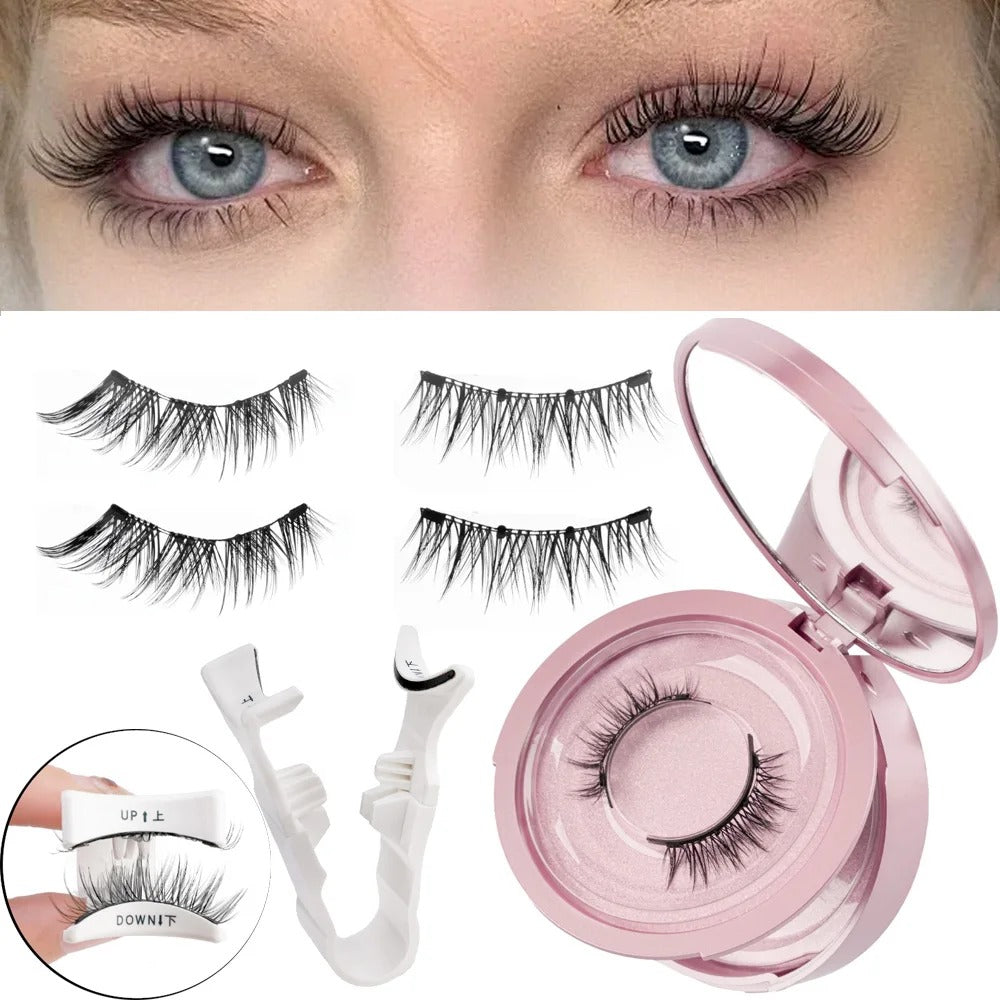 Faux Cils Magnétiques FADVAN™ – Kit Réutilisable avec Boîte & Pince
