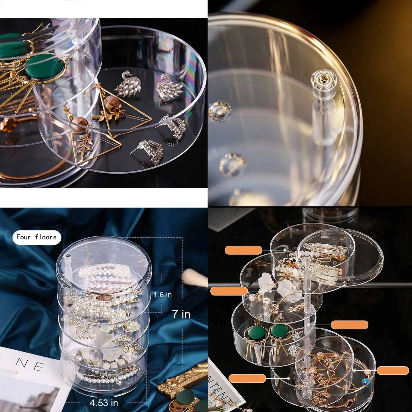 Admirez le rangement de vos bijoux grâce à cette boîte à bijoux