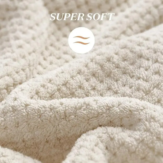 Serviette cheveux en microfibre – séchage rapide et absorption maximale