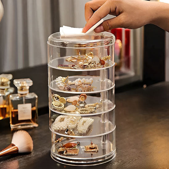 enfin un cadre idéal magnifique et rotative pour tous vos bracelets et bijoux