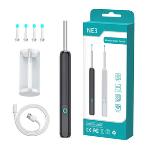Nettoyeur d’Oreille Visuel Intelligent™ 1080P – Otoscope Sans Fil iOS/Android