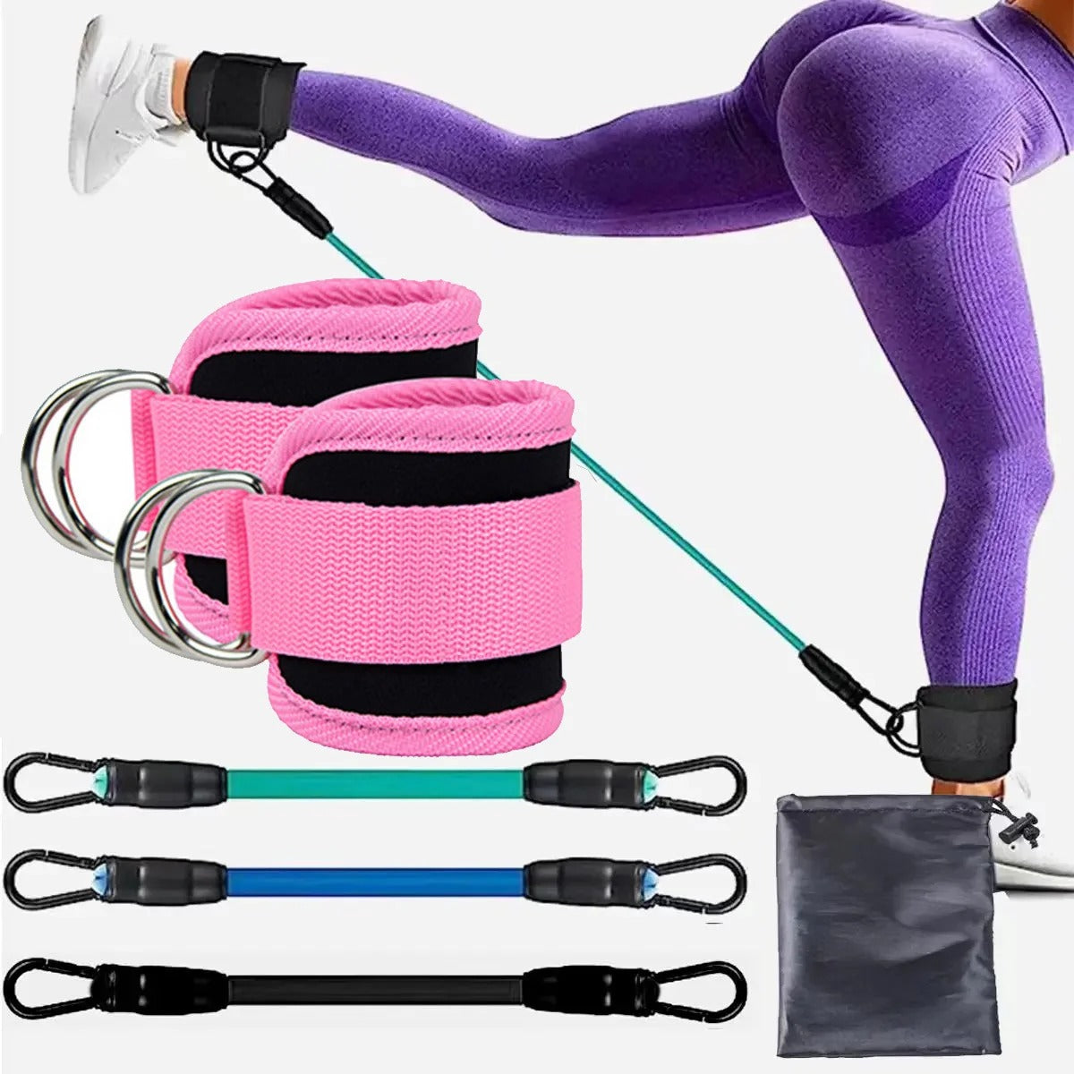 Booty Resistance™ – Bandes de Résistance avec Chevillères pour Fessiers & Jambes