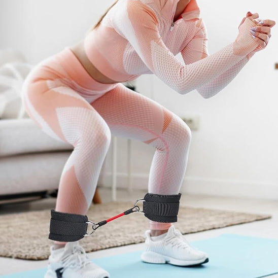 élastique de musculation pour une routine de sport