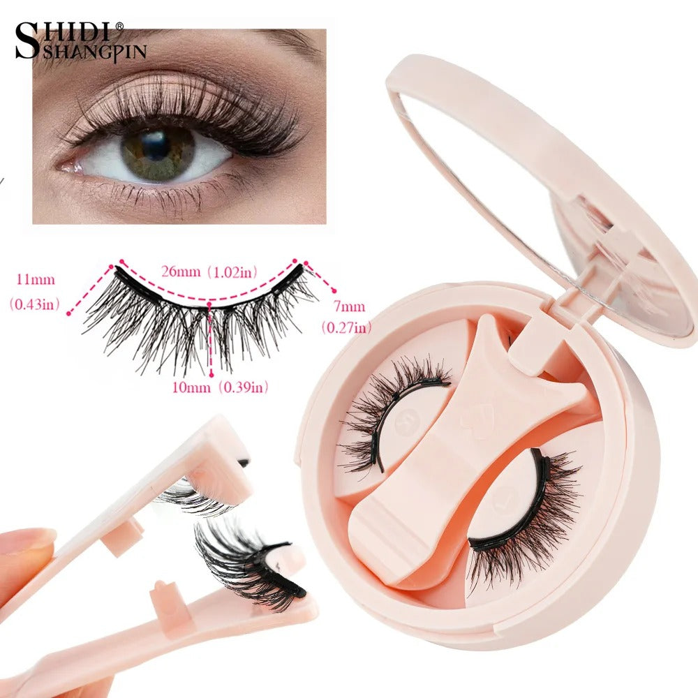 Faux Cils Magnétiques FADVAN™ – Kit Réutilisable avec Boîte & Pince
