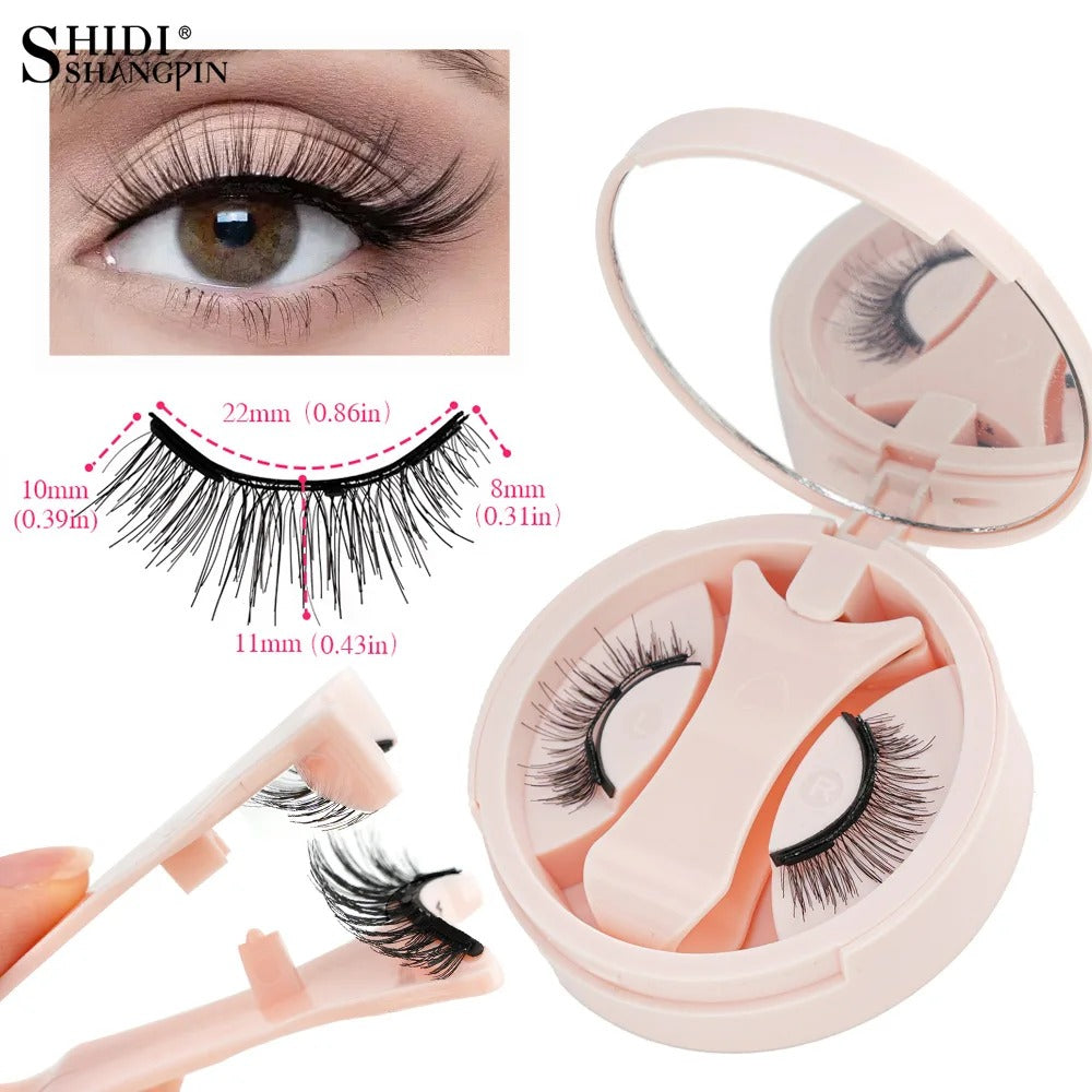 Faux Cils Magnétiques FADVAN™ – Kit Réutilisable avec Boîte & Pince