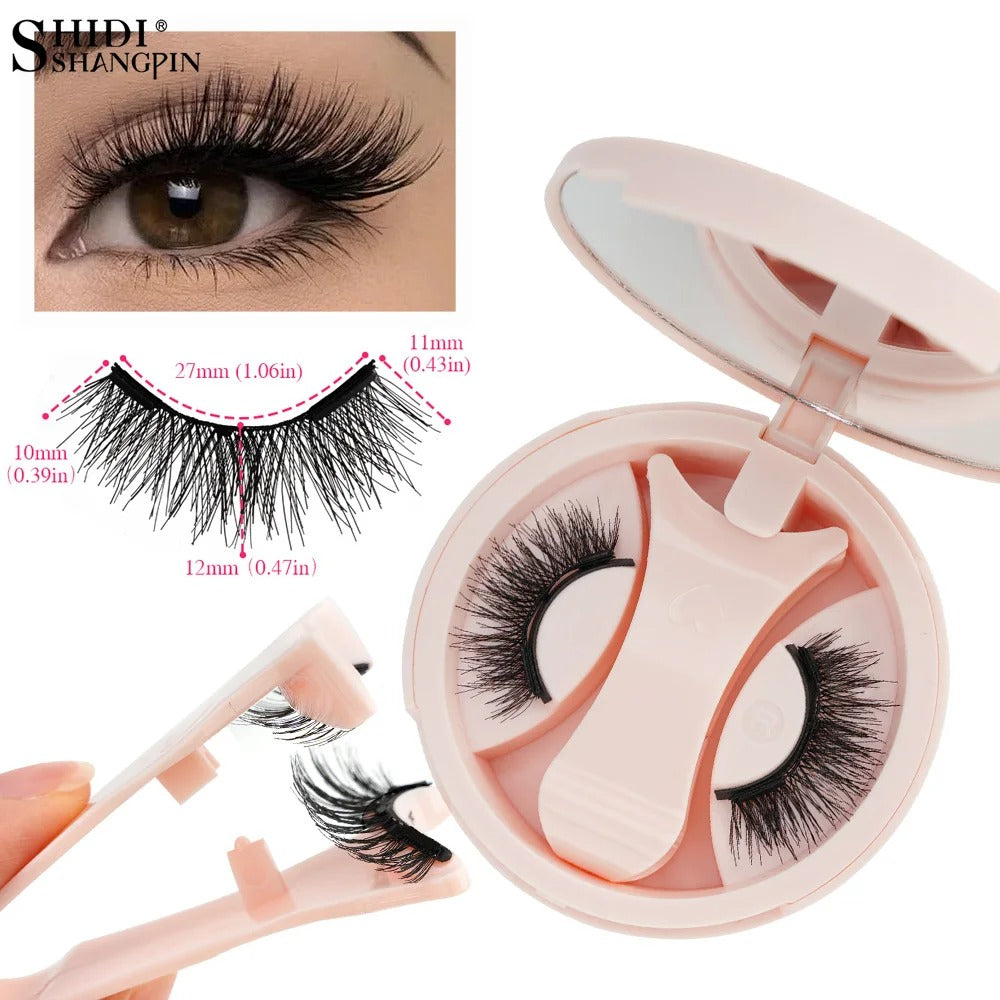 Faux Cils Magnétiques FADVAN™ – Kit Réutilisable avec Boîte & Pince