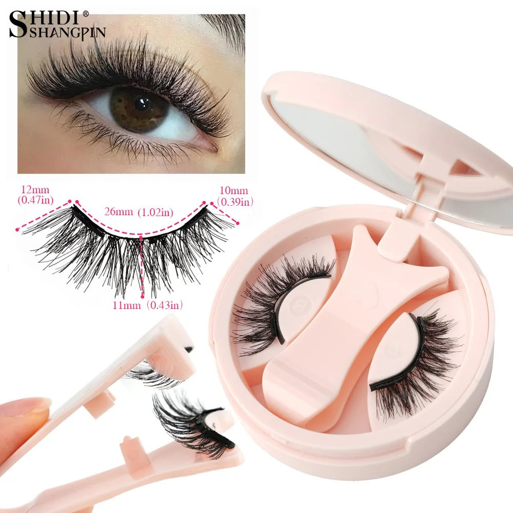 Faux Cils Magnétiques FADVAN™ – Kit Réutilisable avec Boîte & Pince