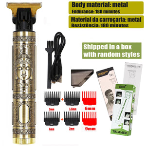 Machine de Coupe de Cheveux Électrique Sans Fil T9™ – Tondeuse Pro Homme