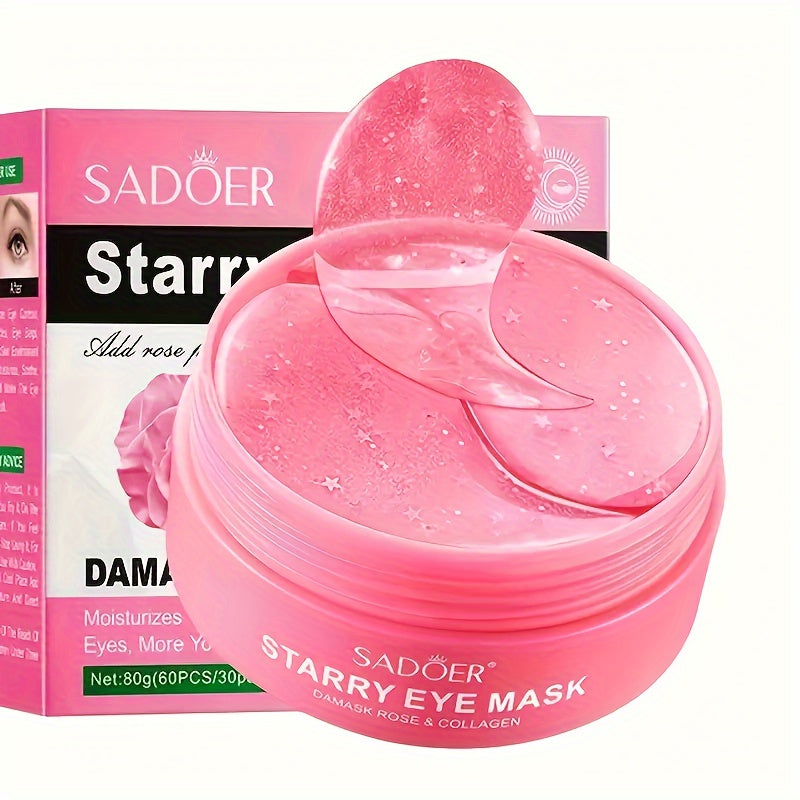 Texture hydrogel – patchs yeux rose - contenu d'une boîte