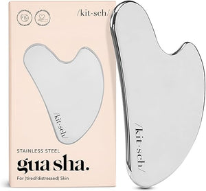 Gua Sha en Acier Inoxydable – Massage Facial & Drainage Lymphatique
