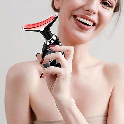 Masseur Facial LED 7‑en‑1 – Anti‑Âge & Luminothérapie