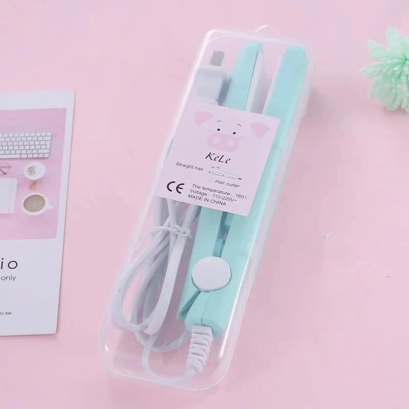 Mini Fer à Lisser & Boucler™ – Céramique Portable, Voyage & Cheveux Courts
