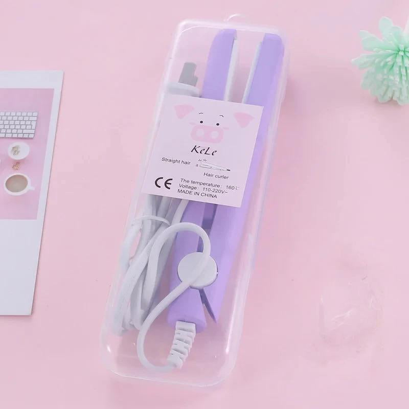 Mini Fer à Lisser & Boucler™ – Céramique Portable, Voyage & Cheveux Courts