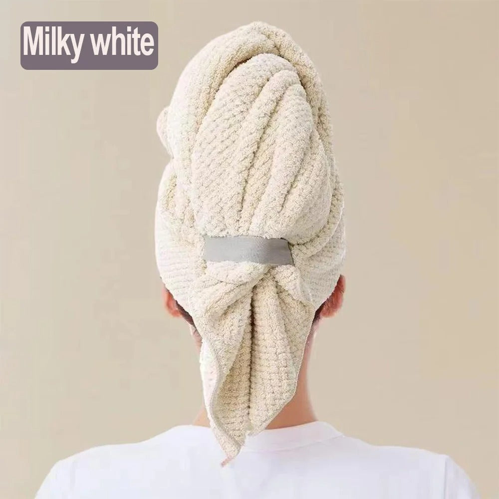Serviette cheveux en microfibre – séchage rapide et absorption maximale