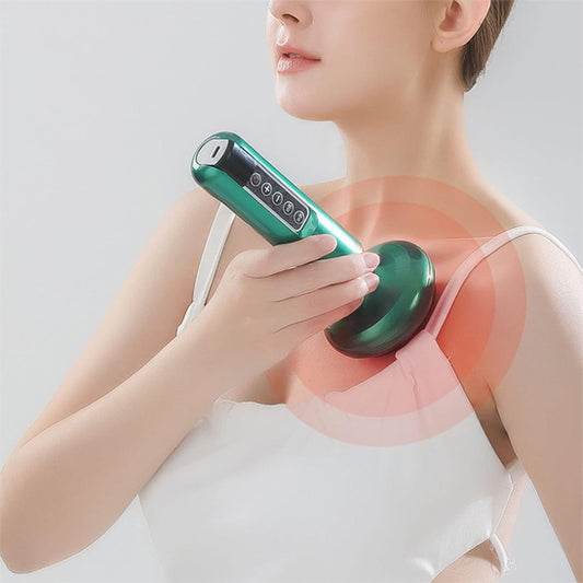 ventouse électrique chauffant vert utilisé par une femme