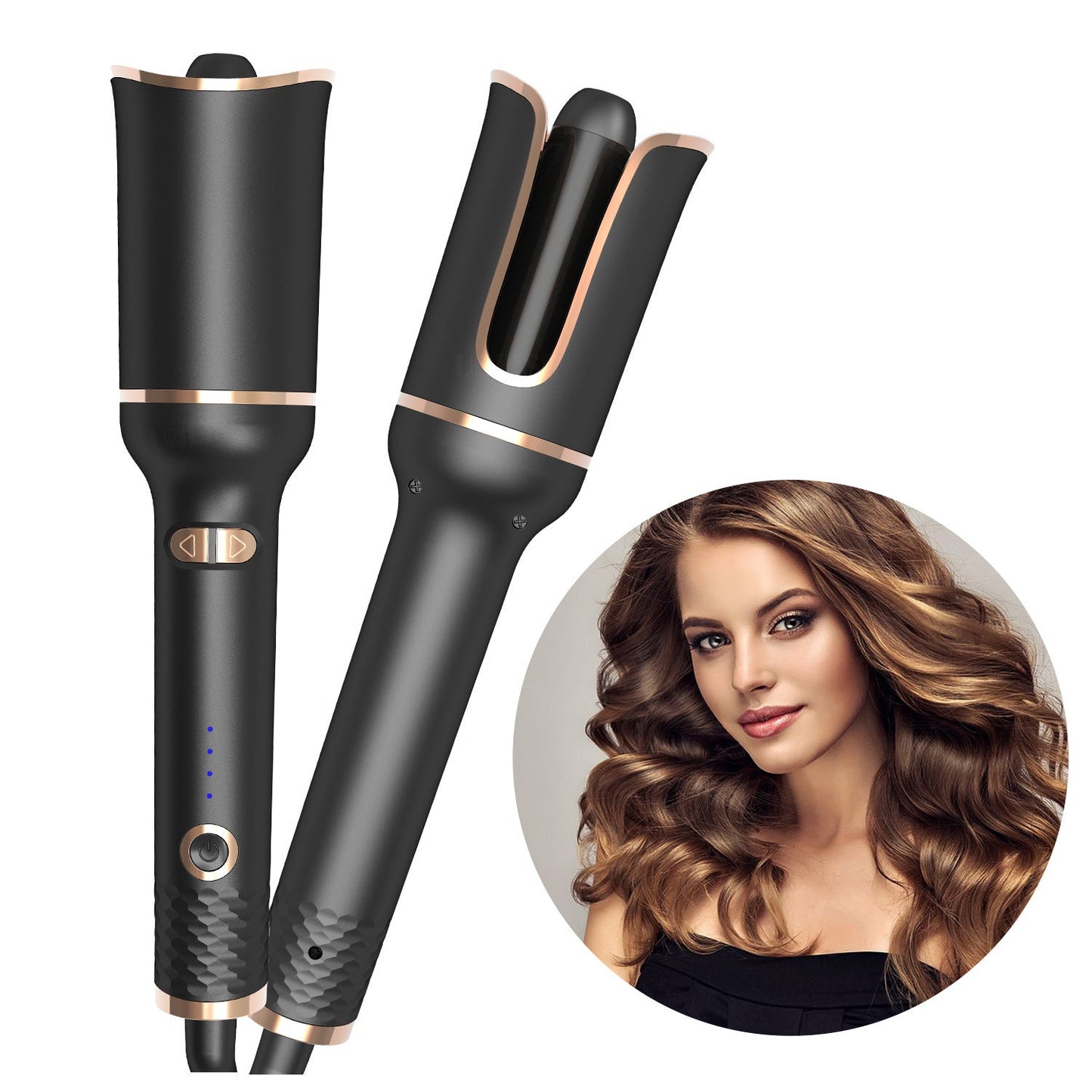 Fer à friser automatique Spin‑n‑Curl – boucleur rotatif à température réglable