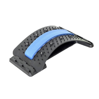 masseur de dos flexible noir bleu