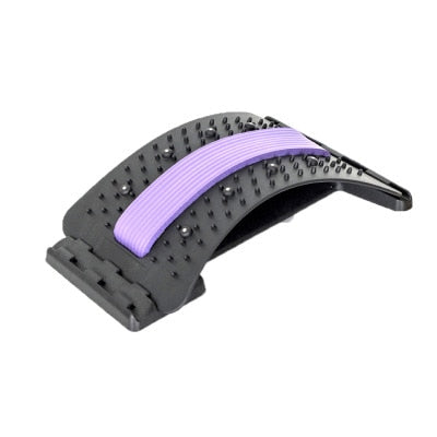 masseur de dos flexible noir violet