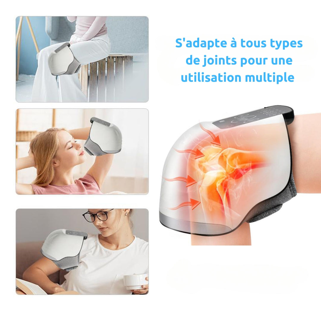 masseur pour genoux utilisation multiple
