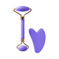 Duo rouleau facial + Gua Sha violet