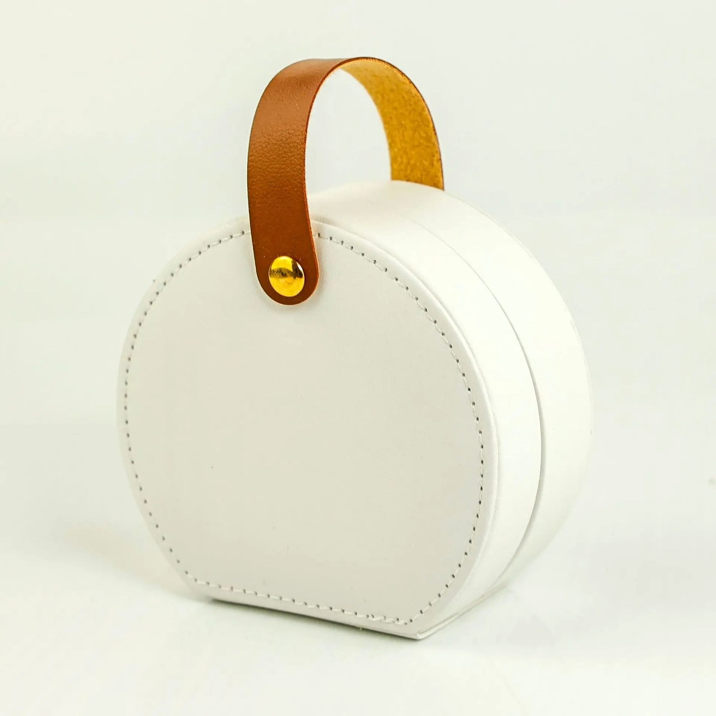 Mini Boîte à Bijoux de Voyage en Cuir – Organisateur Portable