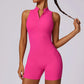 Body Yoga Sculptant™ – Gainant, Sans Manches, Dos Ajouré & Zip Sexy