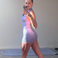 combinaison femme sport en selfie ave une femme
