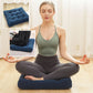 Coussin de sol en velours pour yoga et méditation – plusieurs tailles et couleurs