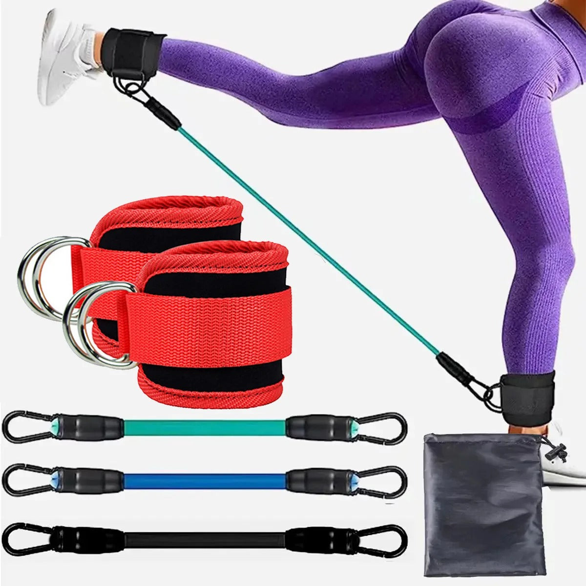 Booty Resistance™ – Bandes de Résistance avec Chevillères pour Fessiers & Jambes