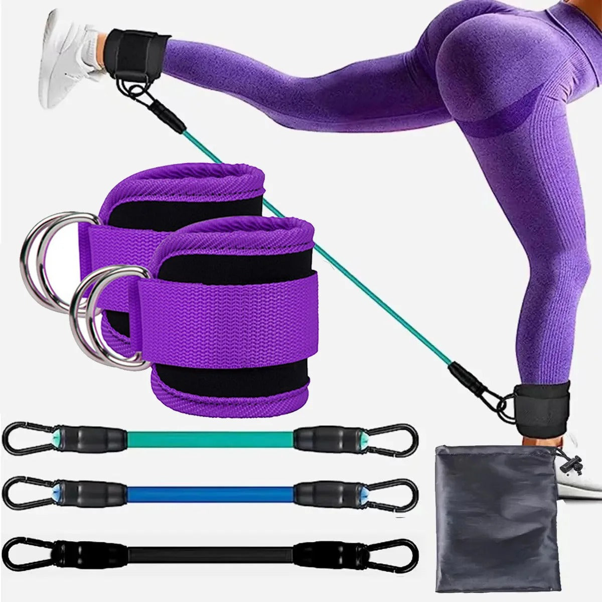 Booty Resistance™ – Bandes de Résistance avec Chevillères pour Fessiers & Jambes