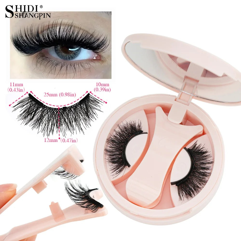 Faux Cils Magnétiques FADVAN™ – Kit Réutilisable avec Boîte & Pince
