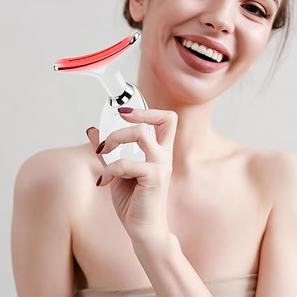 Masseur Facial LED 7‑en‑1 – Anti‑Âge & Luminothérapie