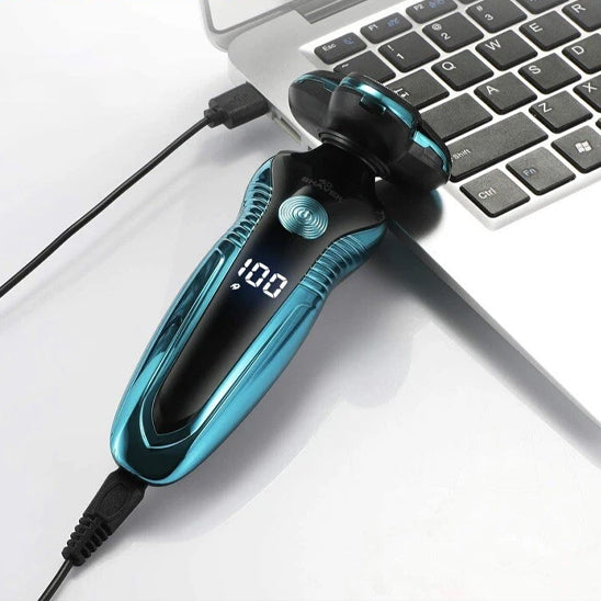 rasoir electrique pour homme sur bureau