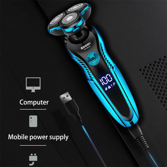 Rasoir electrique zozen facile à recharger