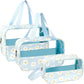 Trousse de Toilette Femme™ – Set 3 Tailles Transparent pour Voyage & Maquillage