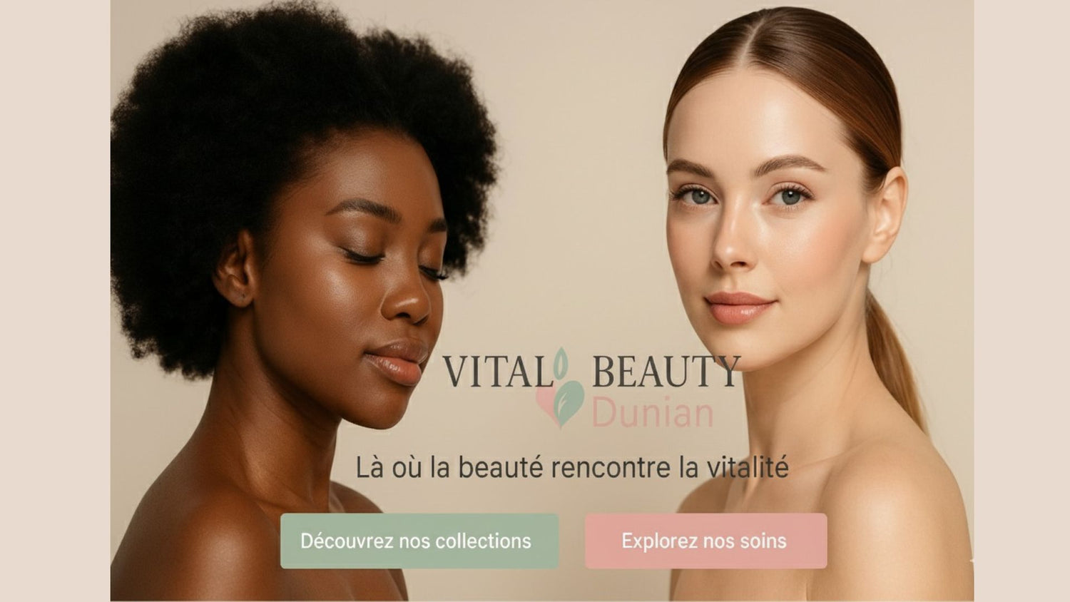 bannière Vital Beauty Dunian – soins naturels