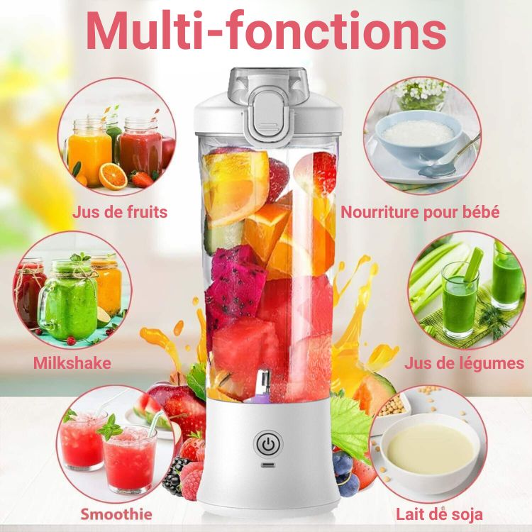 VitaMix-Blender™ Le Mixeur portatif pour vos Boissons Saines et Délicieuses