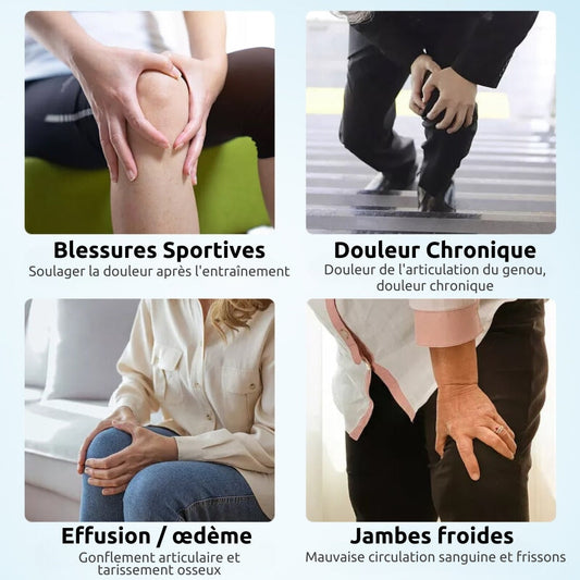 masseur pour genoux intense solution